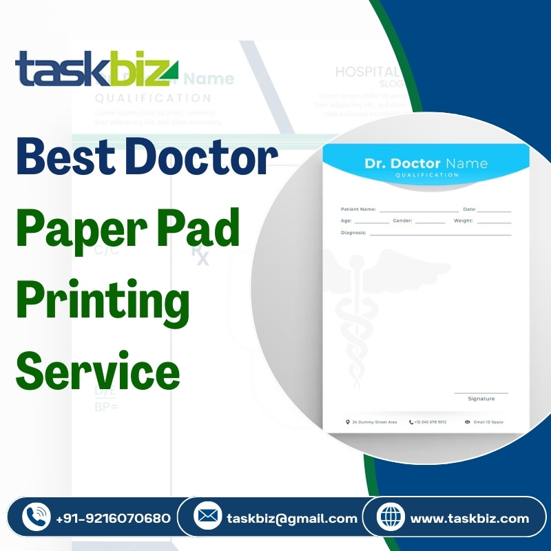 Doctor Paper Pad Printing Service