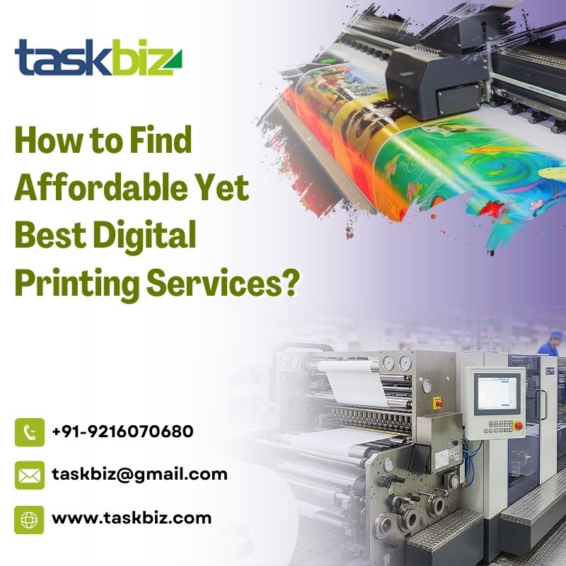 How to Find Affordable Yet Best Digital Printing Services?