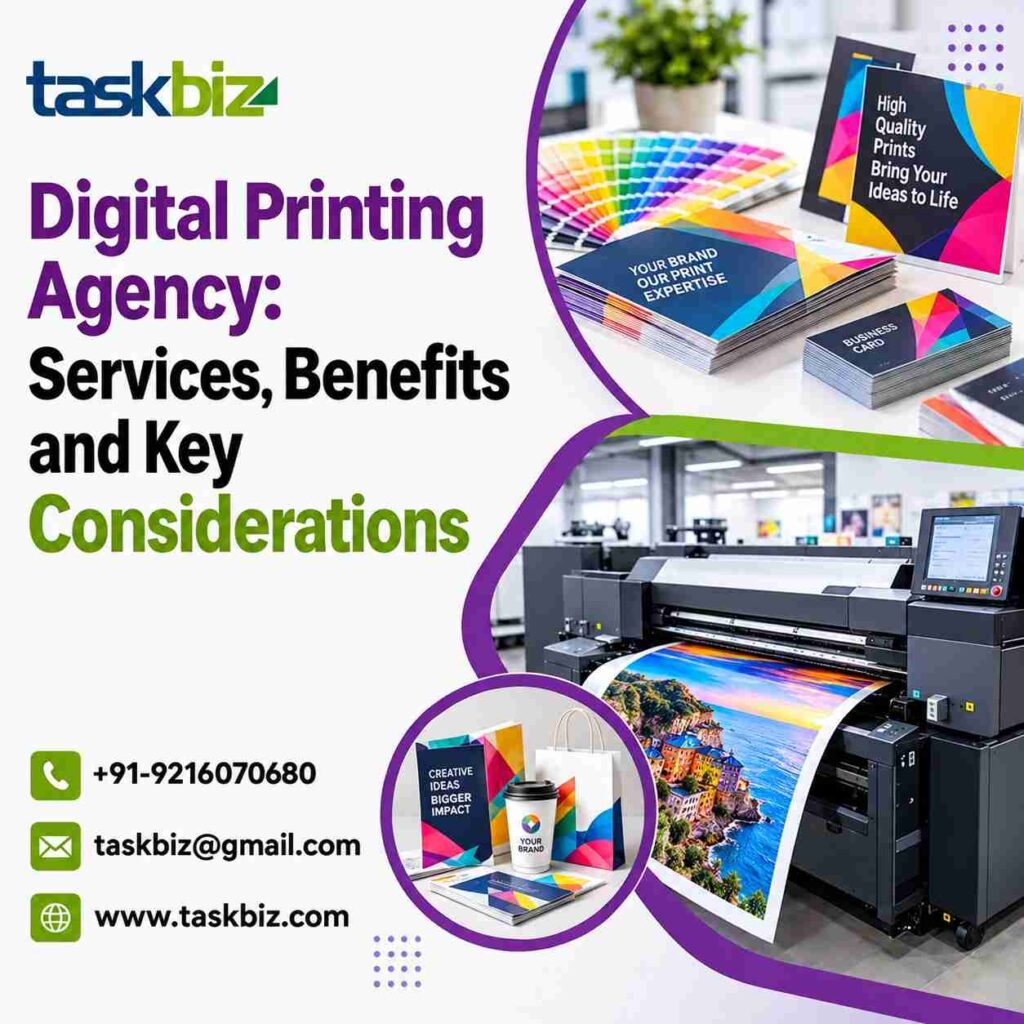 Digital Printing Agency: Services, Benefits and Key Considerations