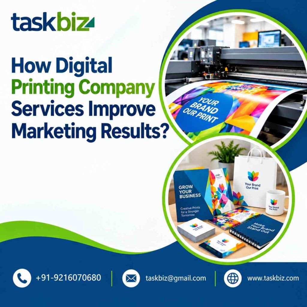 How Digital Printing Company Services Improve Marketing Results?